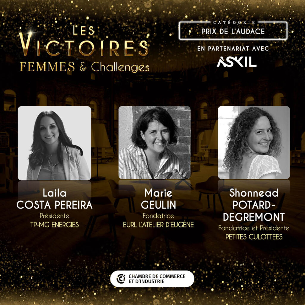 Nominées Prix de l'Audace aux Victoires Femmes & Challenges 2025